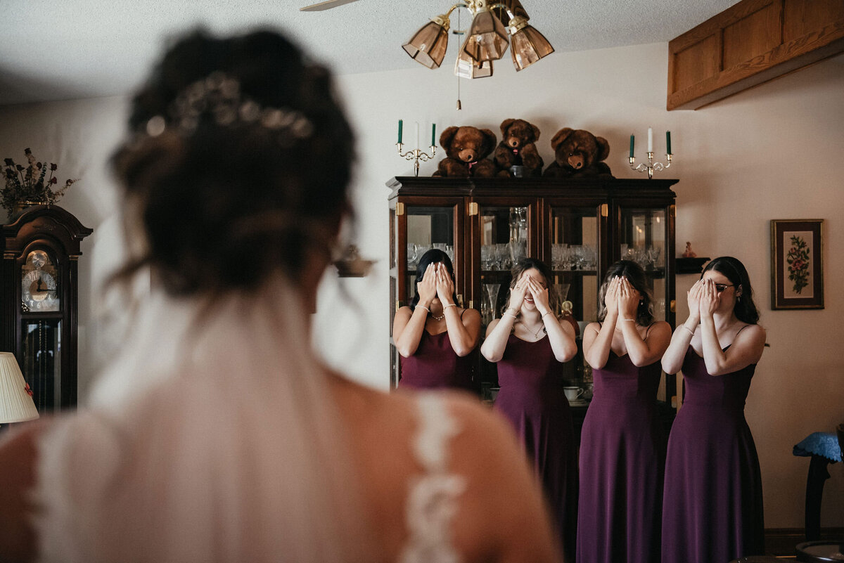 Bridemaids first look