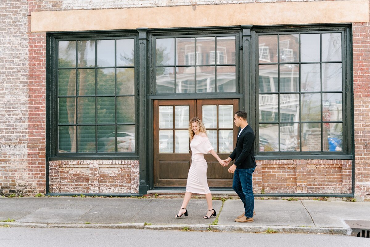 Downtown Charleston Pink Figgy Engagement Session_0014