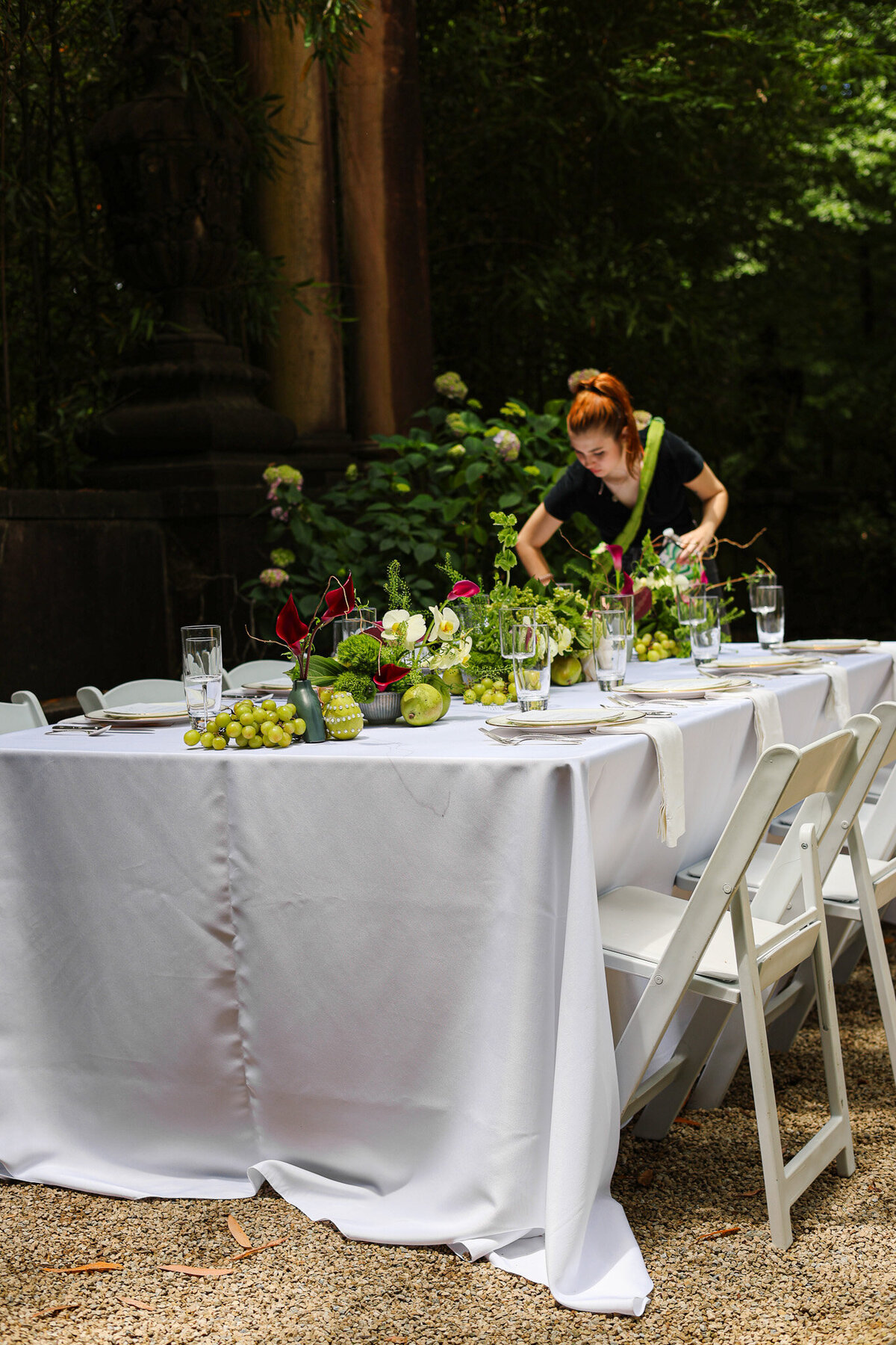 Swan House Wedding Tablescape
