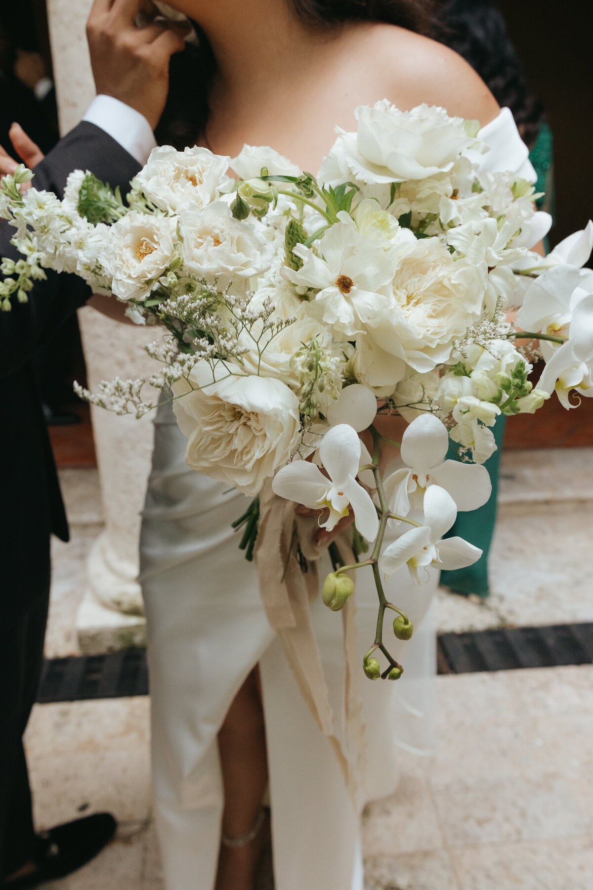 Wedding bouquet detail photographed by wedding photographer Puerto Rico

