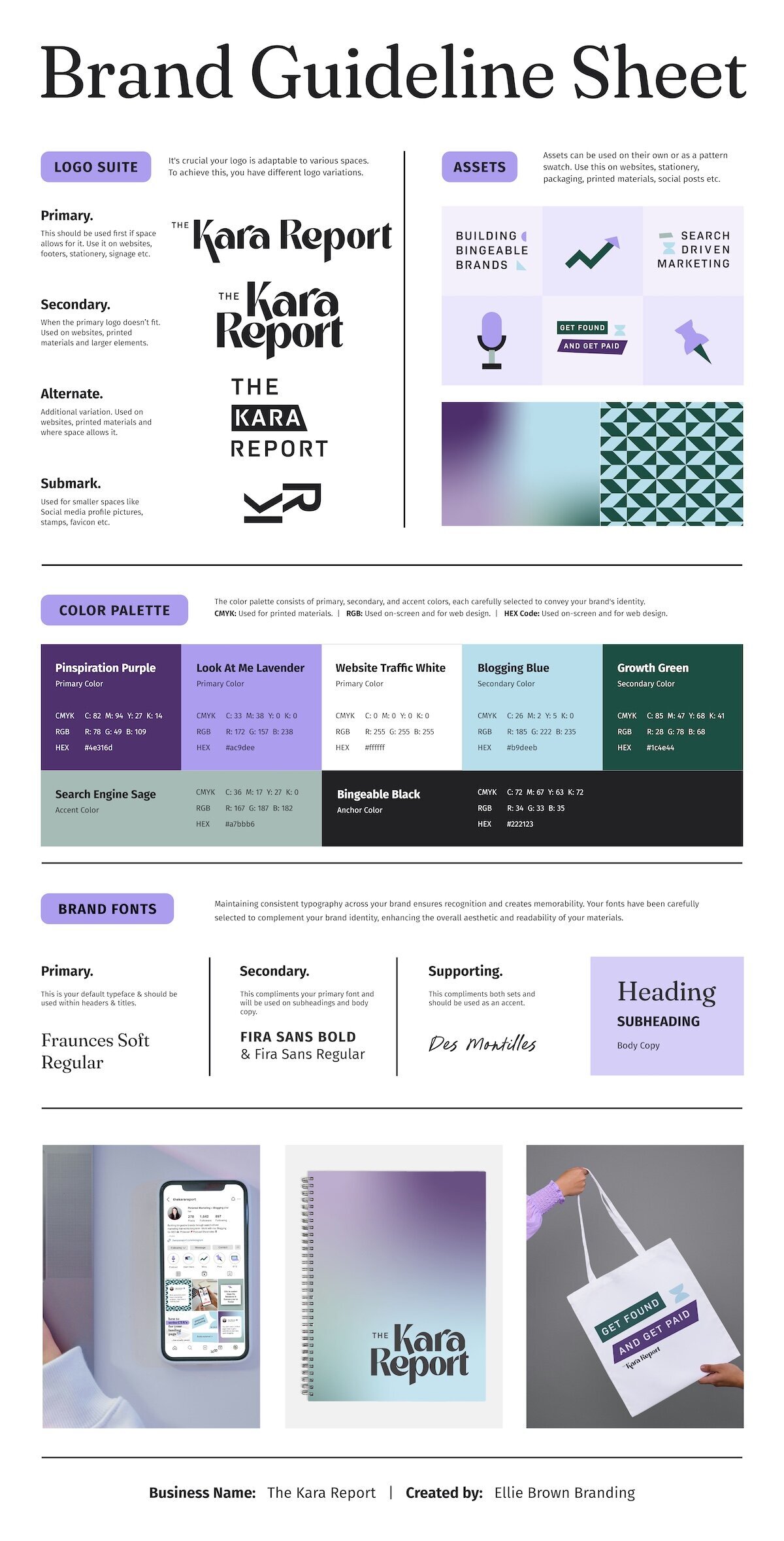 Custom website design for doula