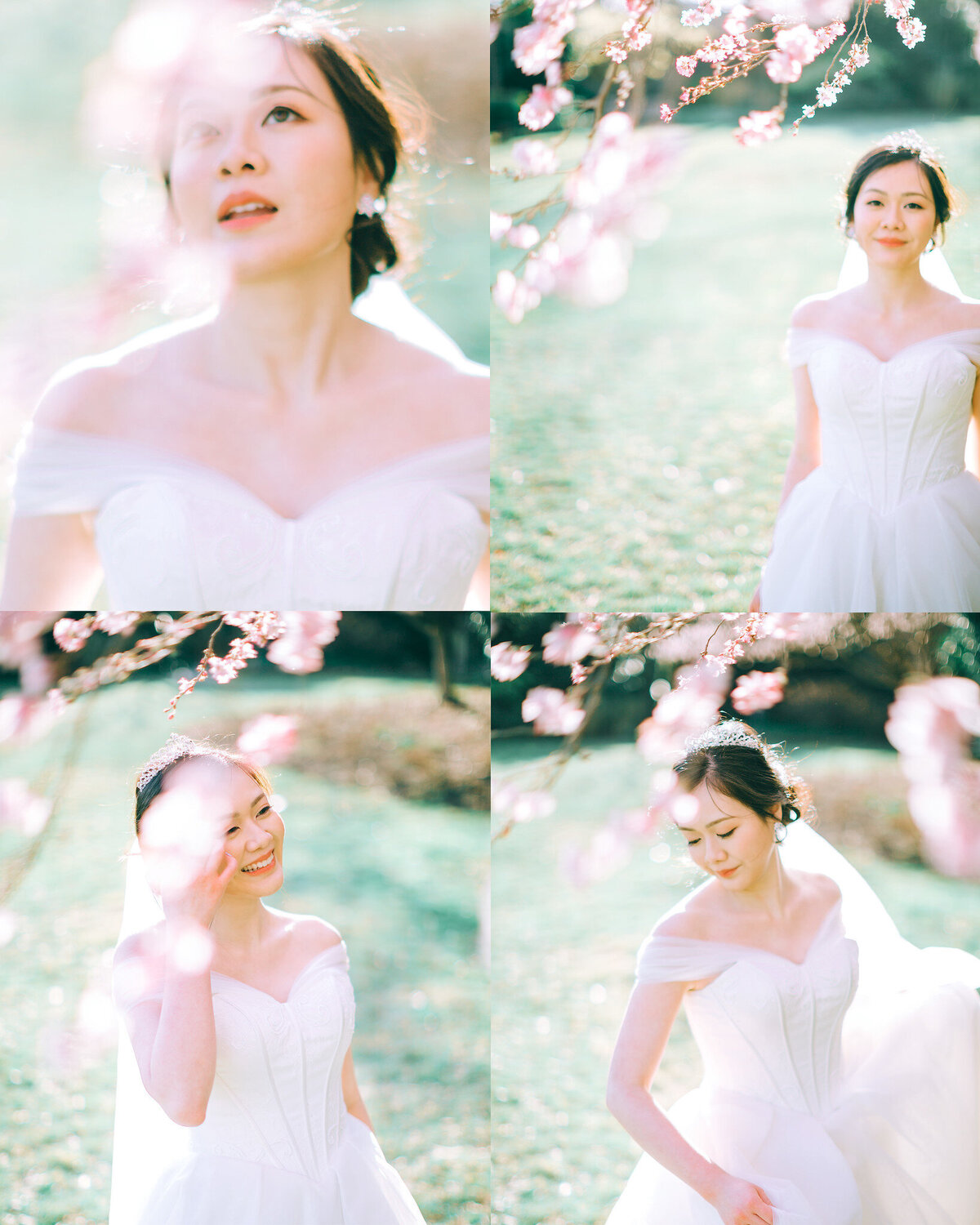 Chinese bride with effortless makeup and hair