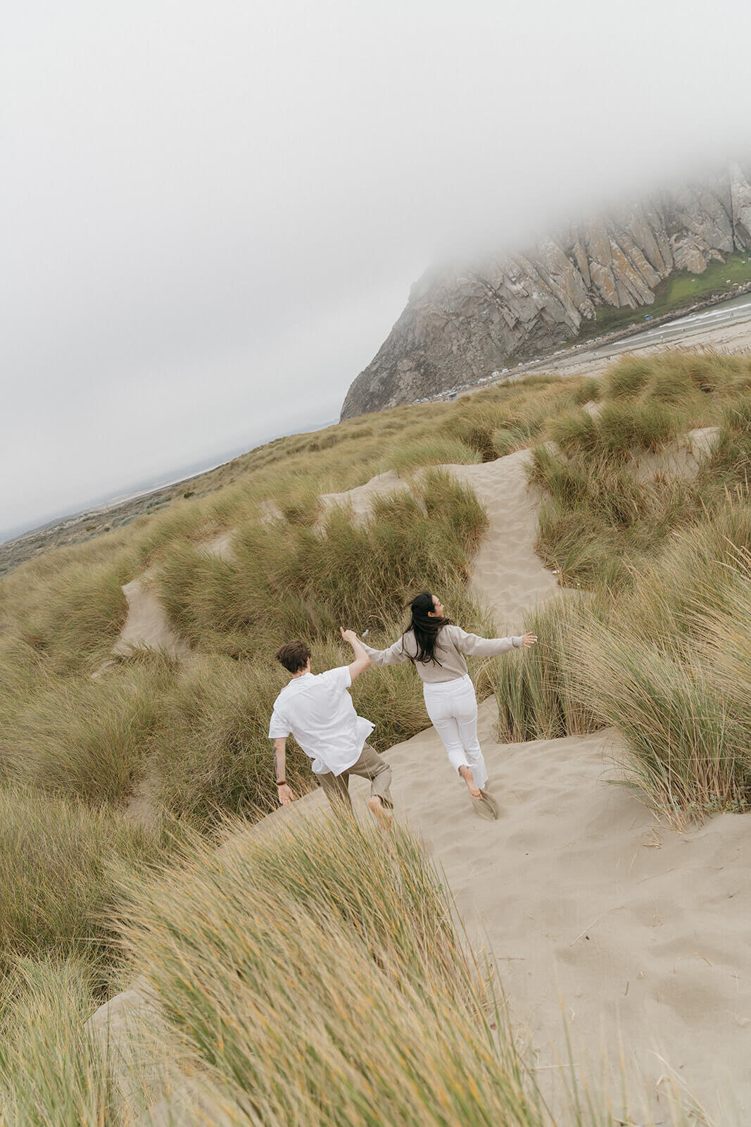 Adventurous Lifestyle Engagement Photos in Morro Bay by San Luis Obispo Wedding Photographer Samantha Anne