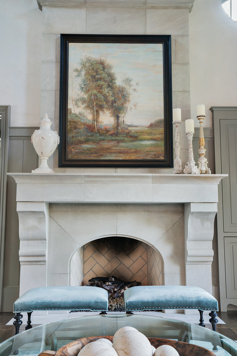 Traditional Mountain Roost | Greenville South Carolina Interior Design by Panageries