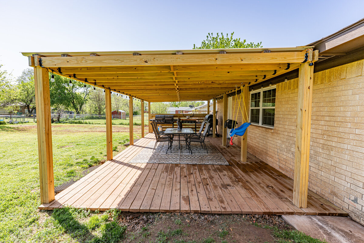 .35 acre lot with room to relax