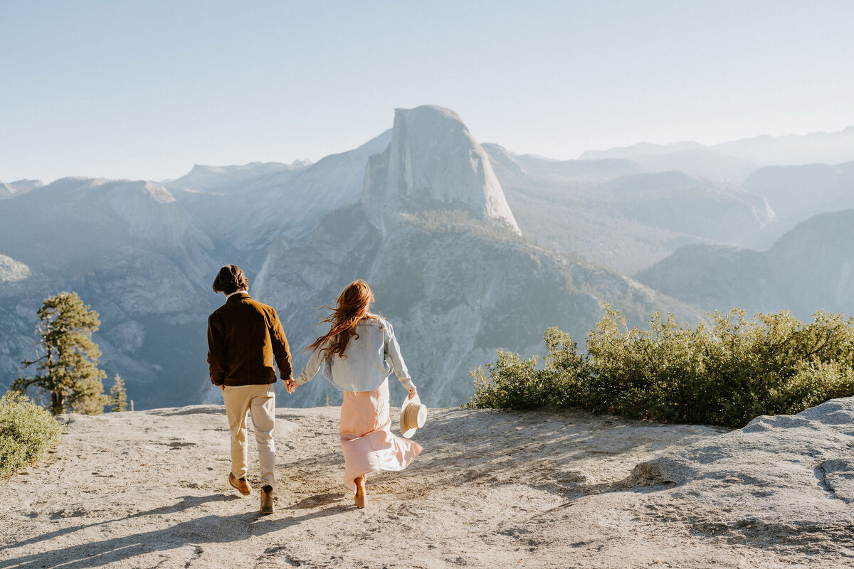 sunrise at glacier point for adventure session