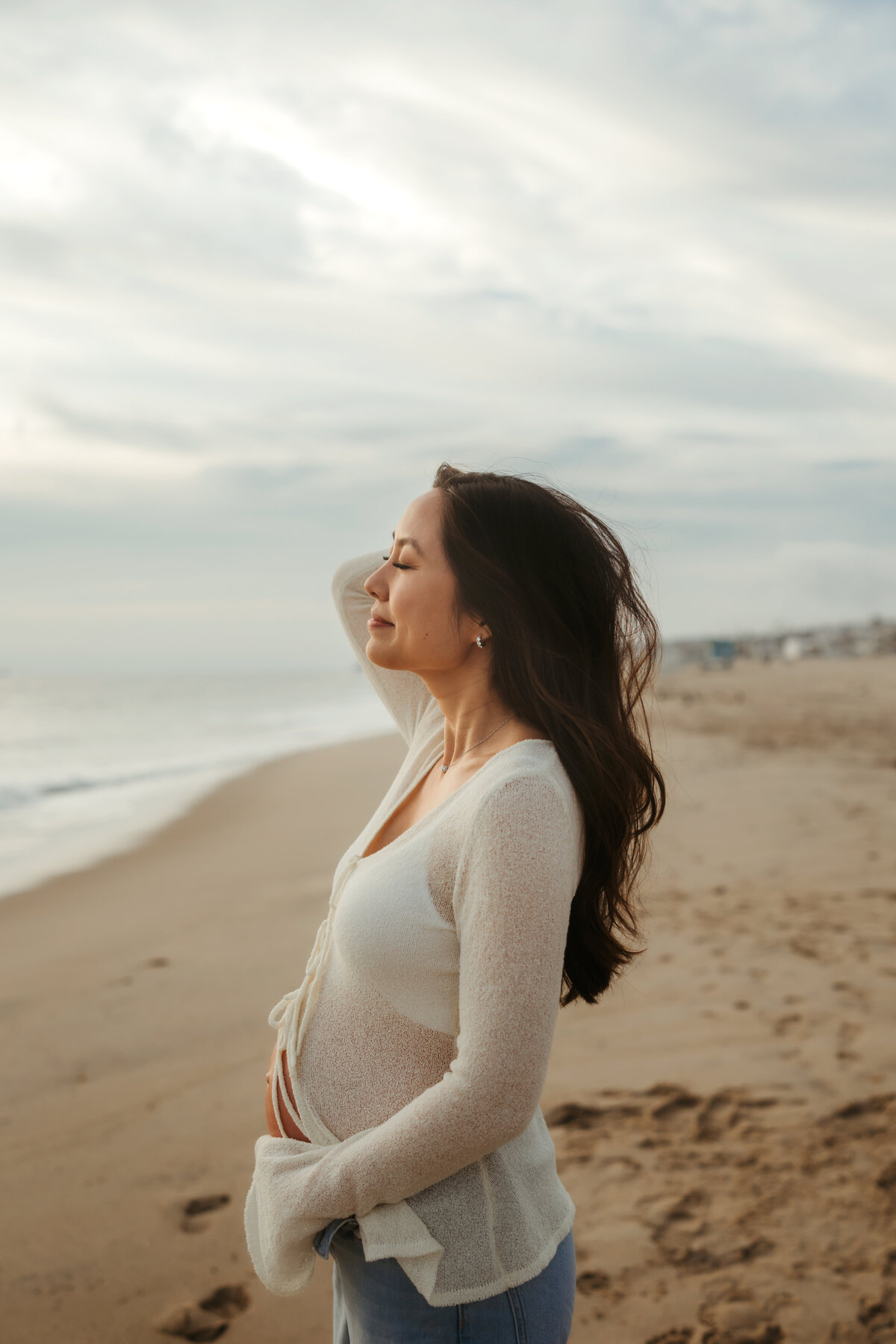 LA Beach Maternity Photography 58