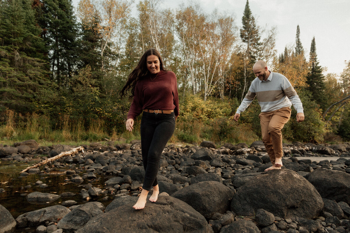 Adventure Engagement Photos Sunset Water 006