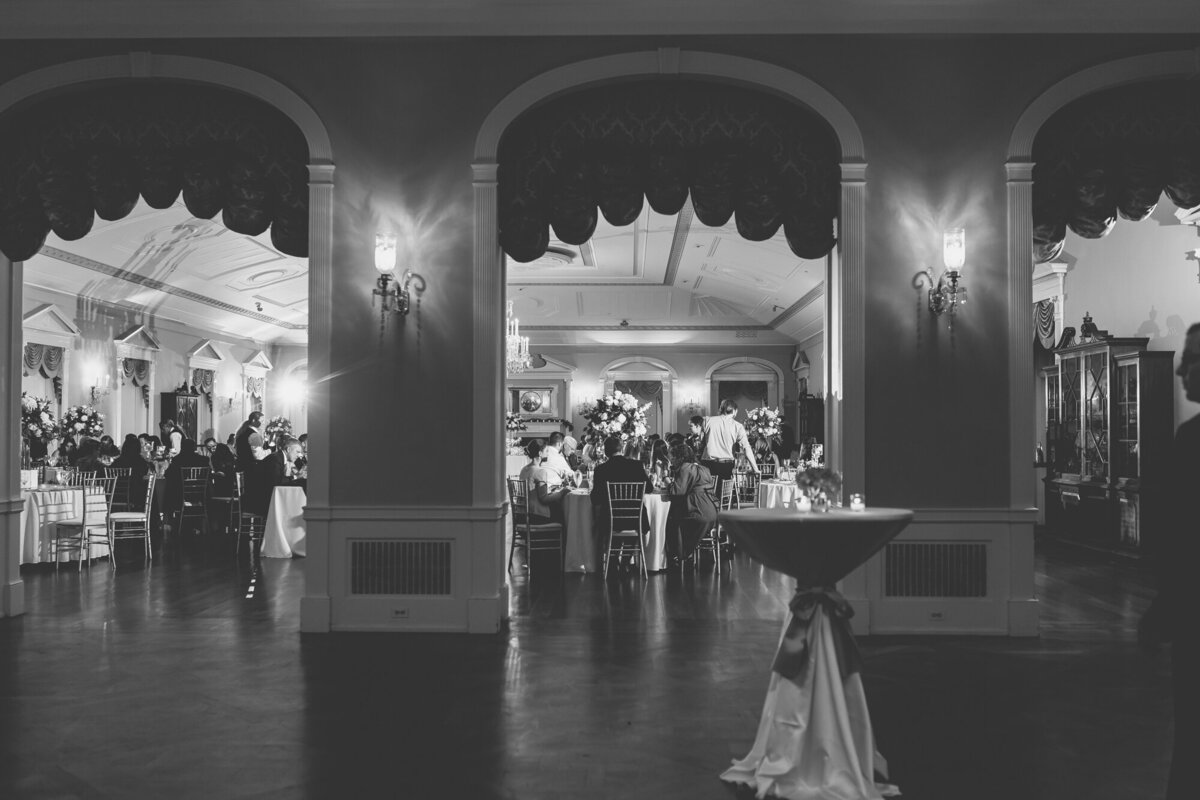 A TIMELESS ROMANTIC CLASSIC DUSTY BLUE BLACK TIE LOVETT HALL LUXURY WEDDING AT GREENFIELD VILLAGE IN DEARBORN MICHIGAN BY KARI DAWSON90