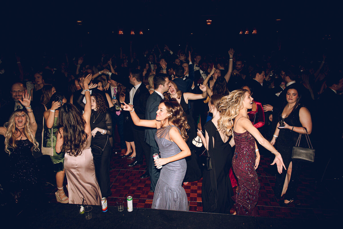 Event photography for the Snowball Gala 2025 at the Palmer House Hotel in Chicago
