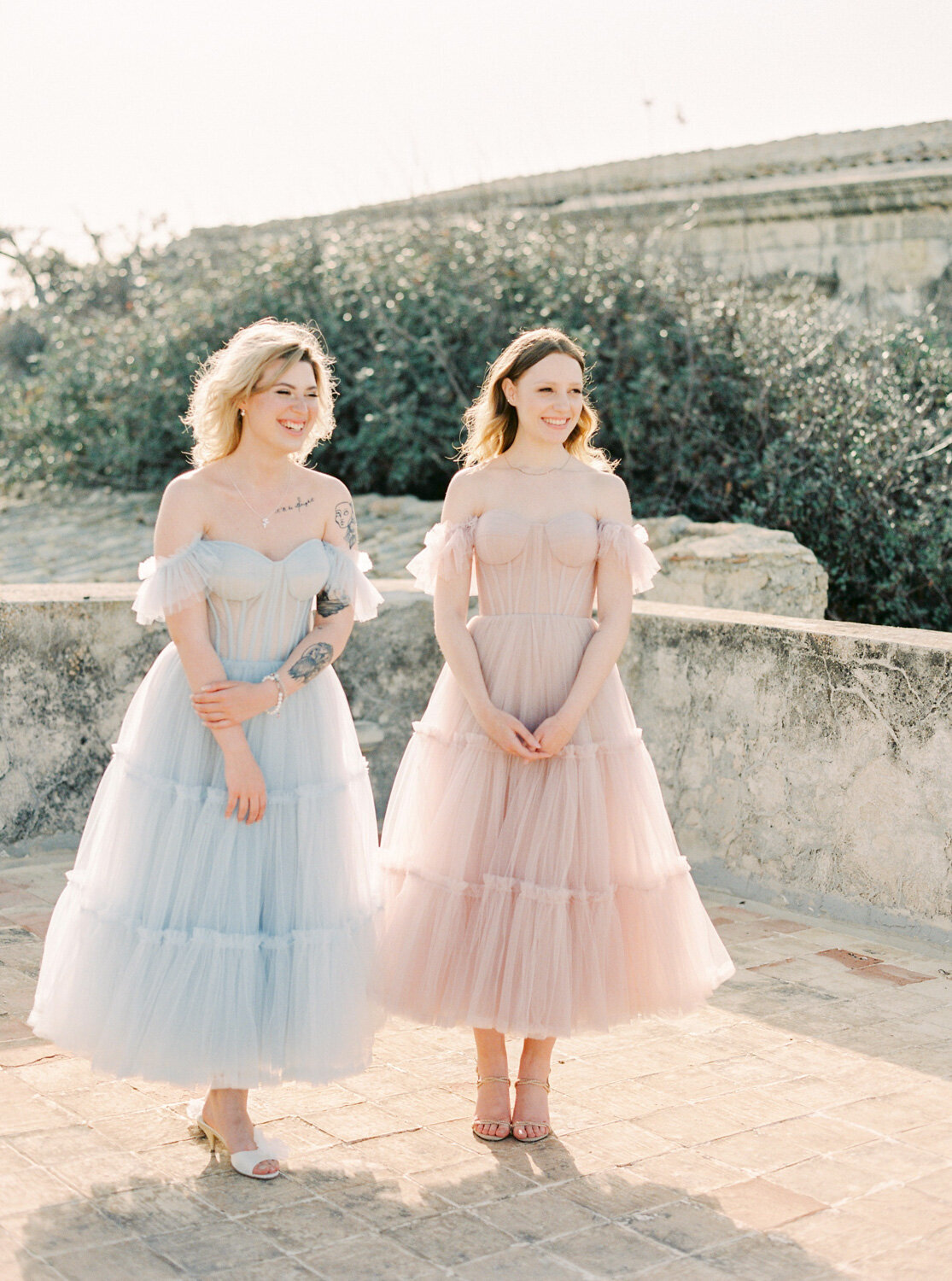 Bridesmaids with Milla dresses
