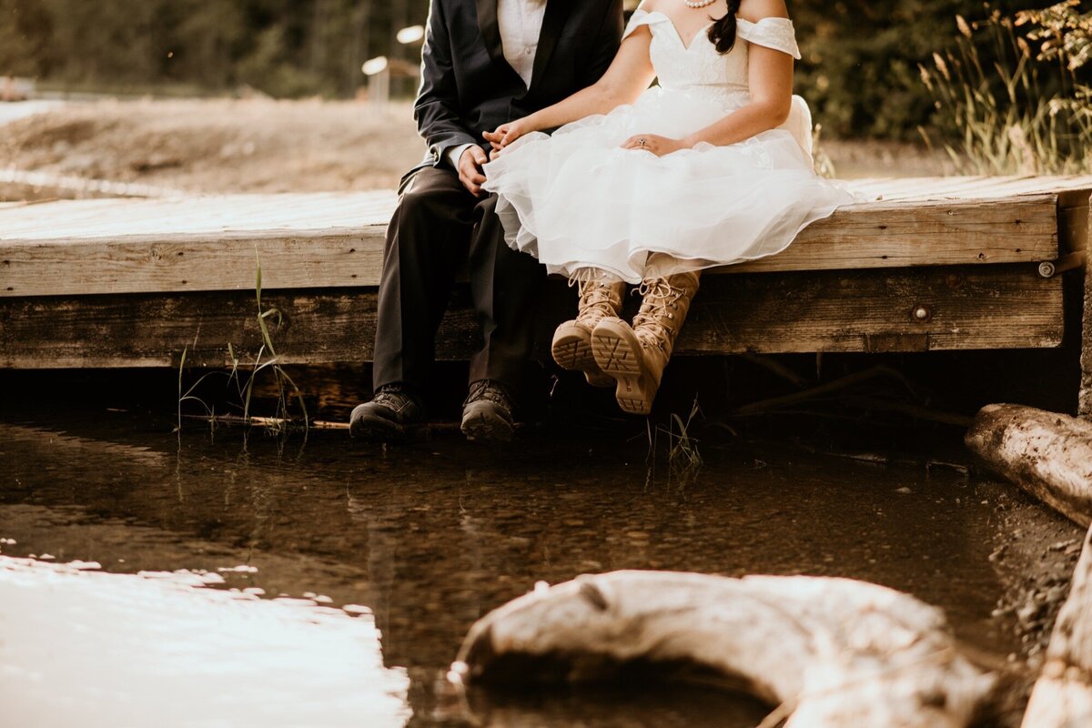 Elopement Lake Cushman  PNW