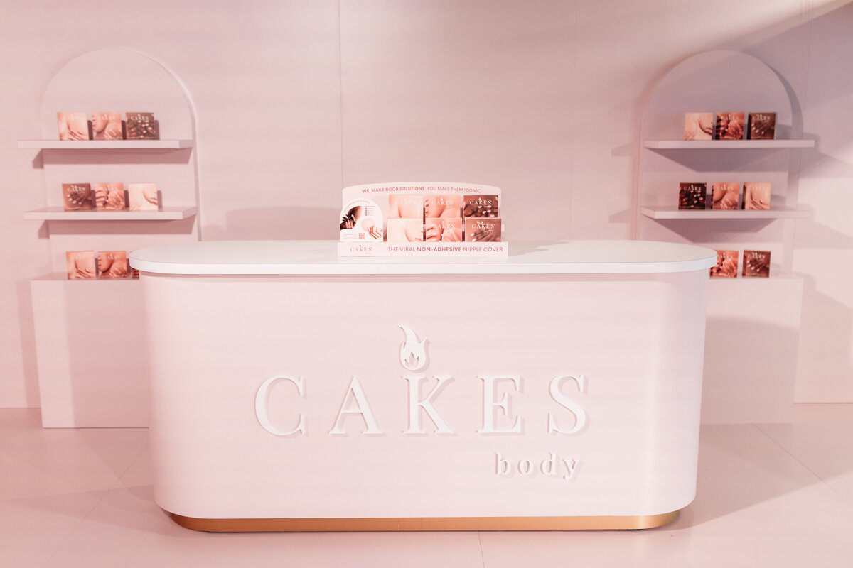 Cakes Body influencer event by The Works Collective | experiential event design in Los Angeles.
