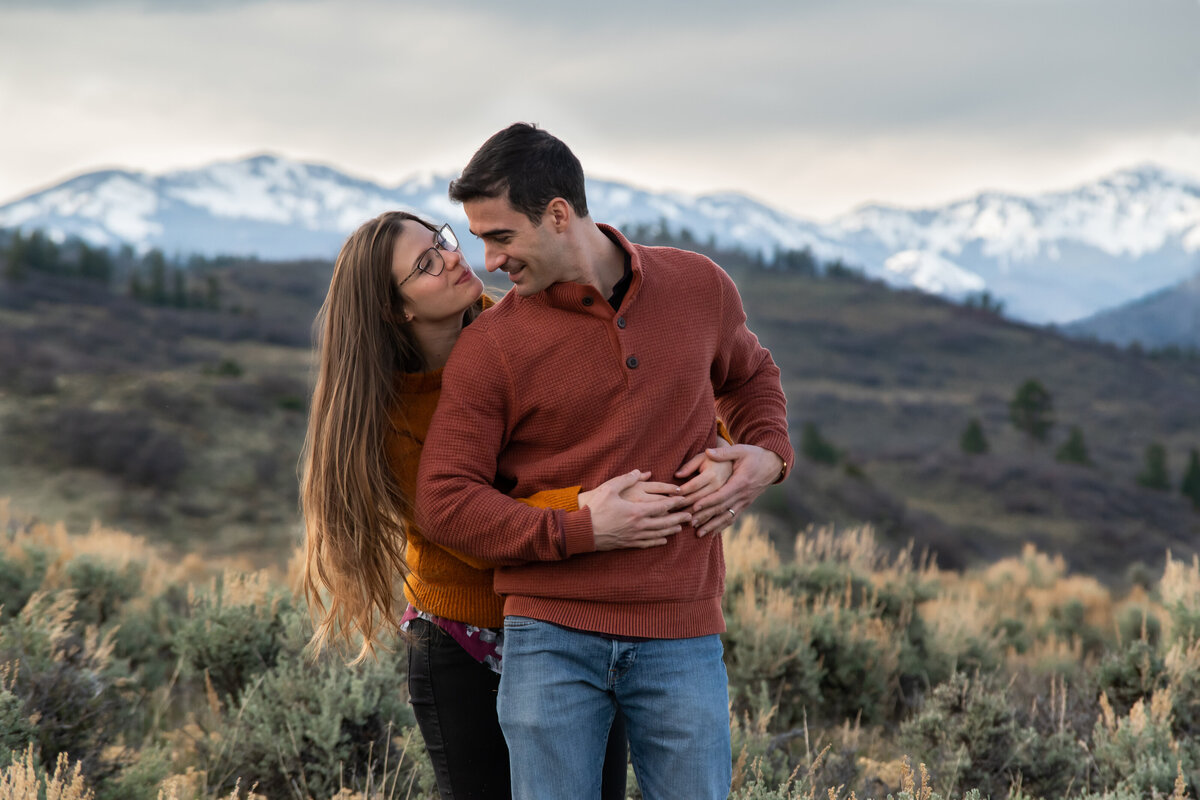 Gunnison Crested Butte Colorado engagement photos