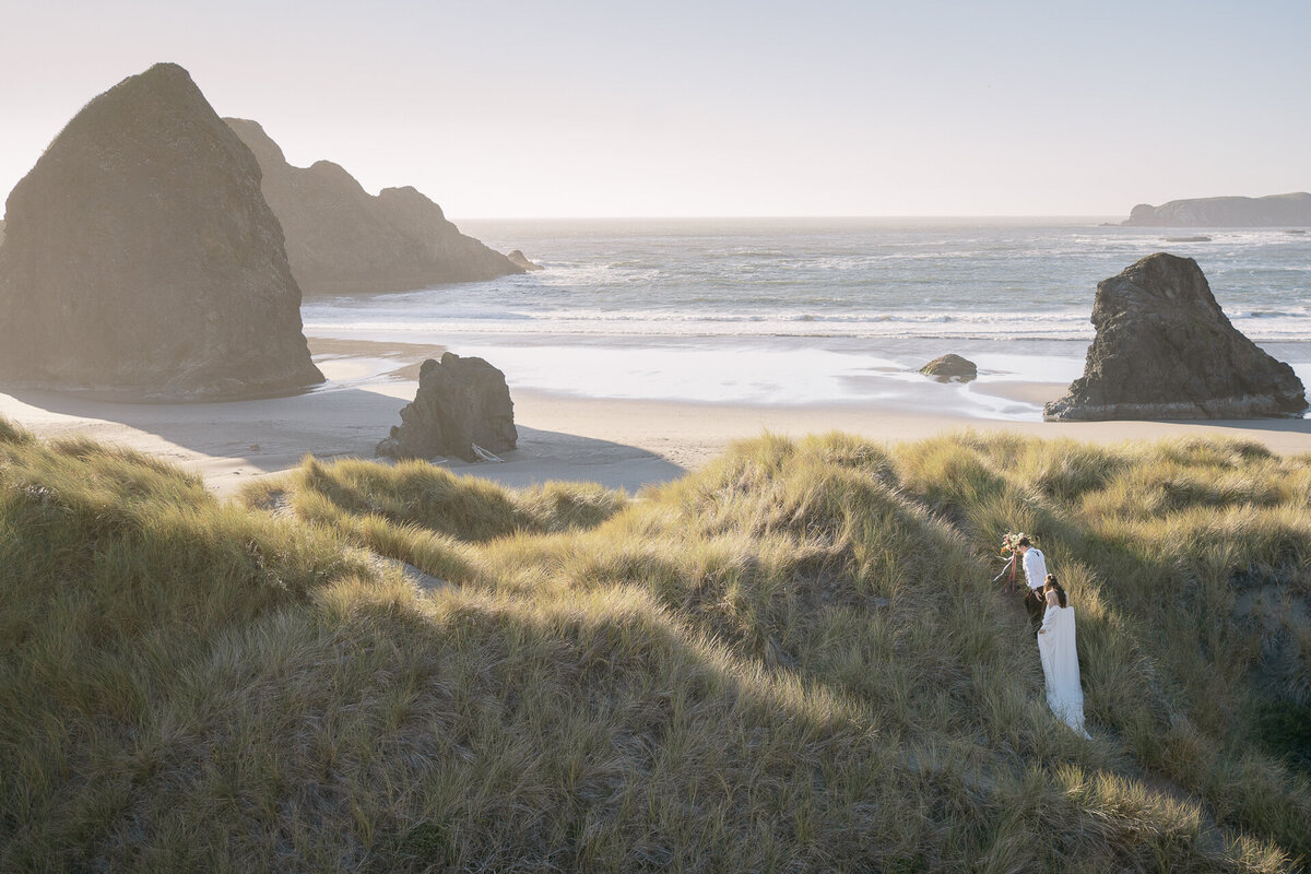 Brookings oregon coast elopement photographer