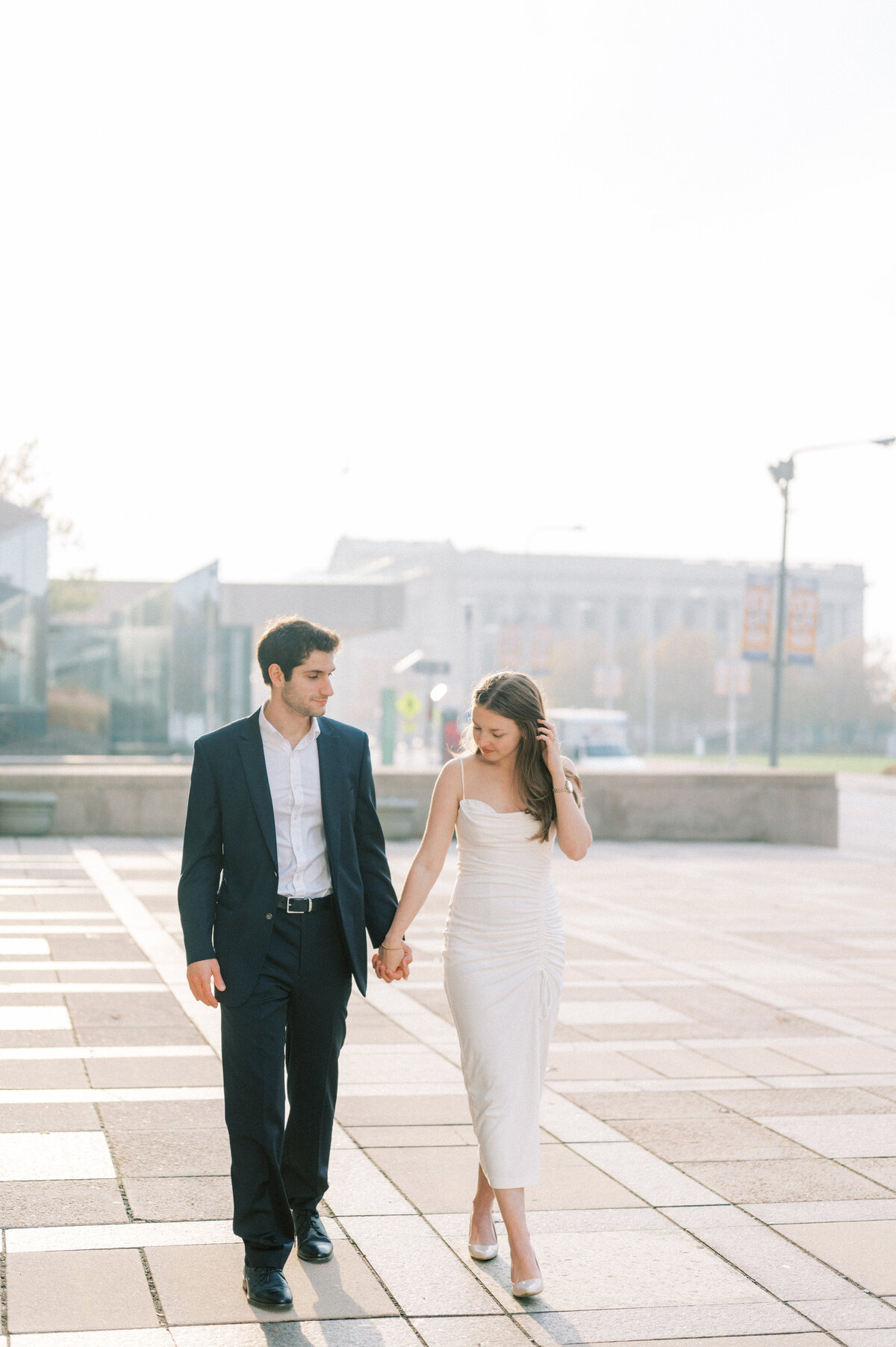 Old Courthouse Engagement Session in Downtown Cleveland-46