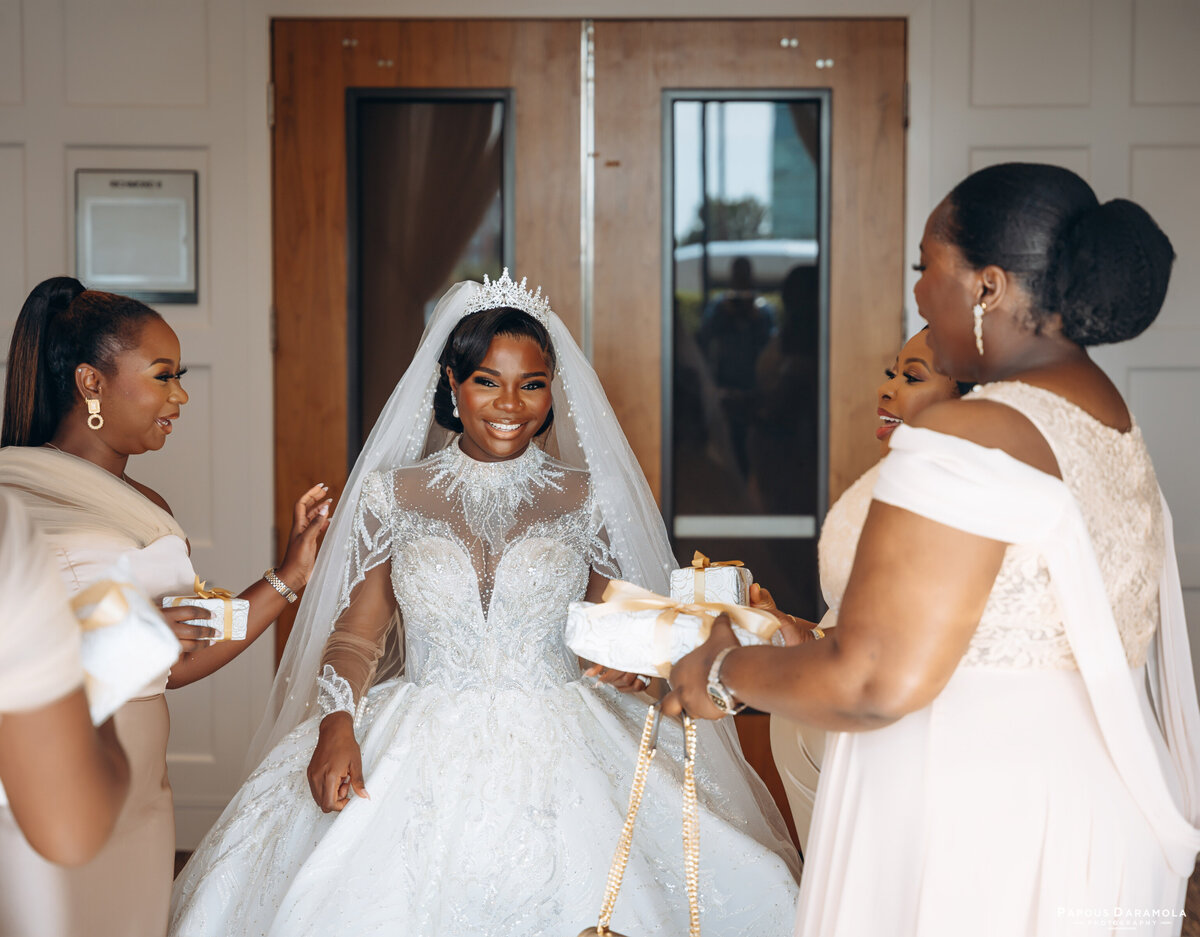 Abigail and Abije Oruka Events Papouse photographer Wedding event planners Toronto planner African Nigerian Eyitayo Dada Dara Ayoola outdoor ceremony floral princess ballgown rolls royce groom suit potraits  paradise banquet hall vaughn 106