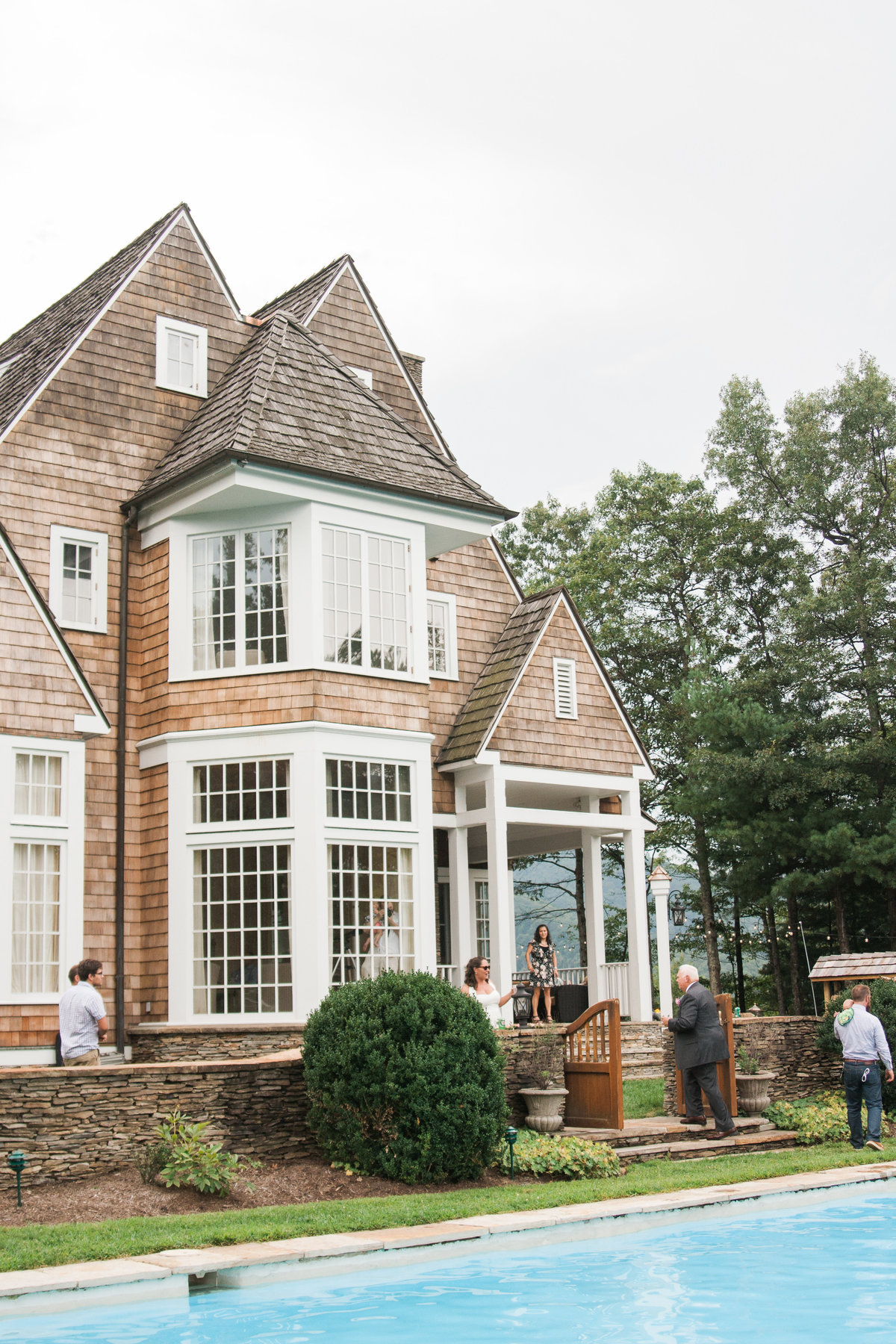 Intimate outdoor wedding photographed by Boone Wedding Photographer Wayfaring Wanderer.