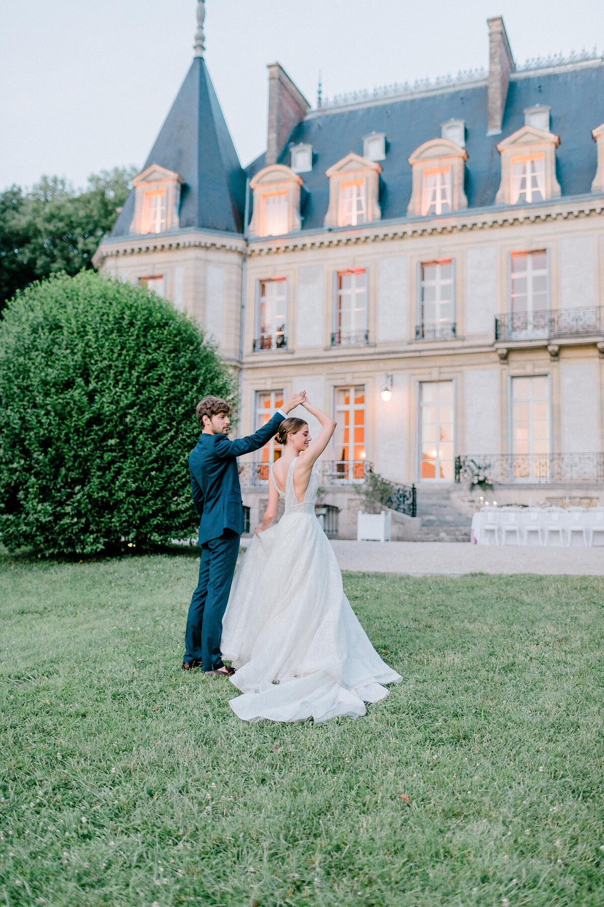 Paris chateau intimate destination wedding 27