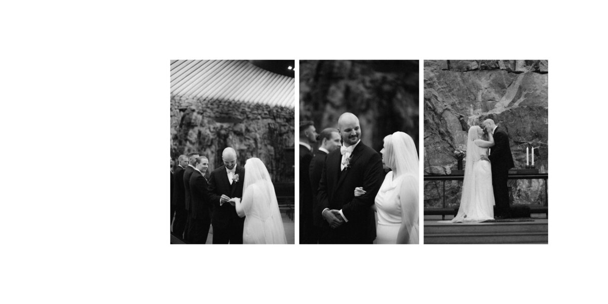 Photos of a wedding ceremony