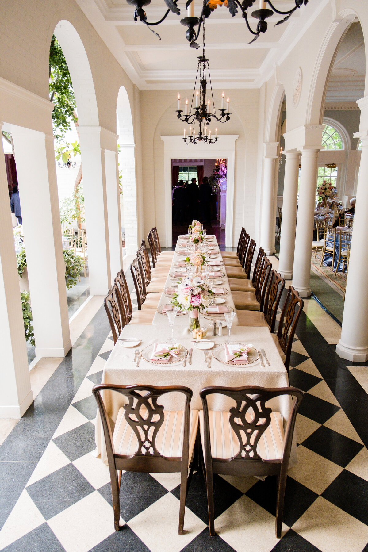 head table at fox chapel golf club