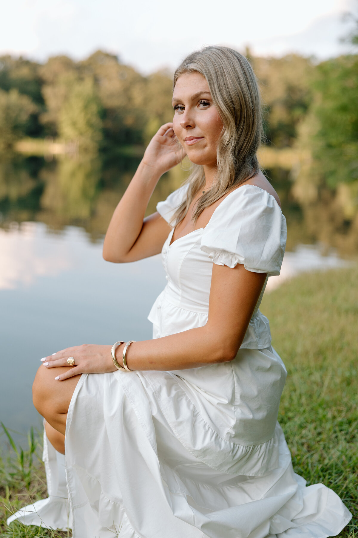 Senior photos at family farm