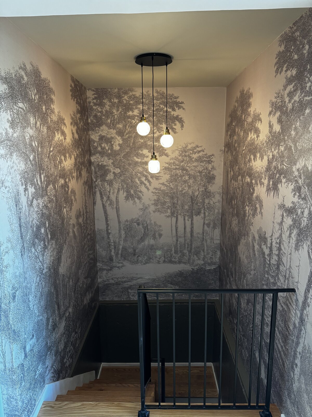 Stair wallpaper