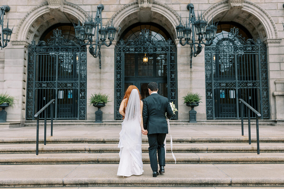 Boston Public Library Wedding-Halie Child Photography-46