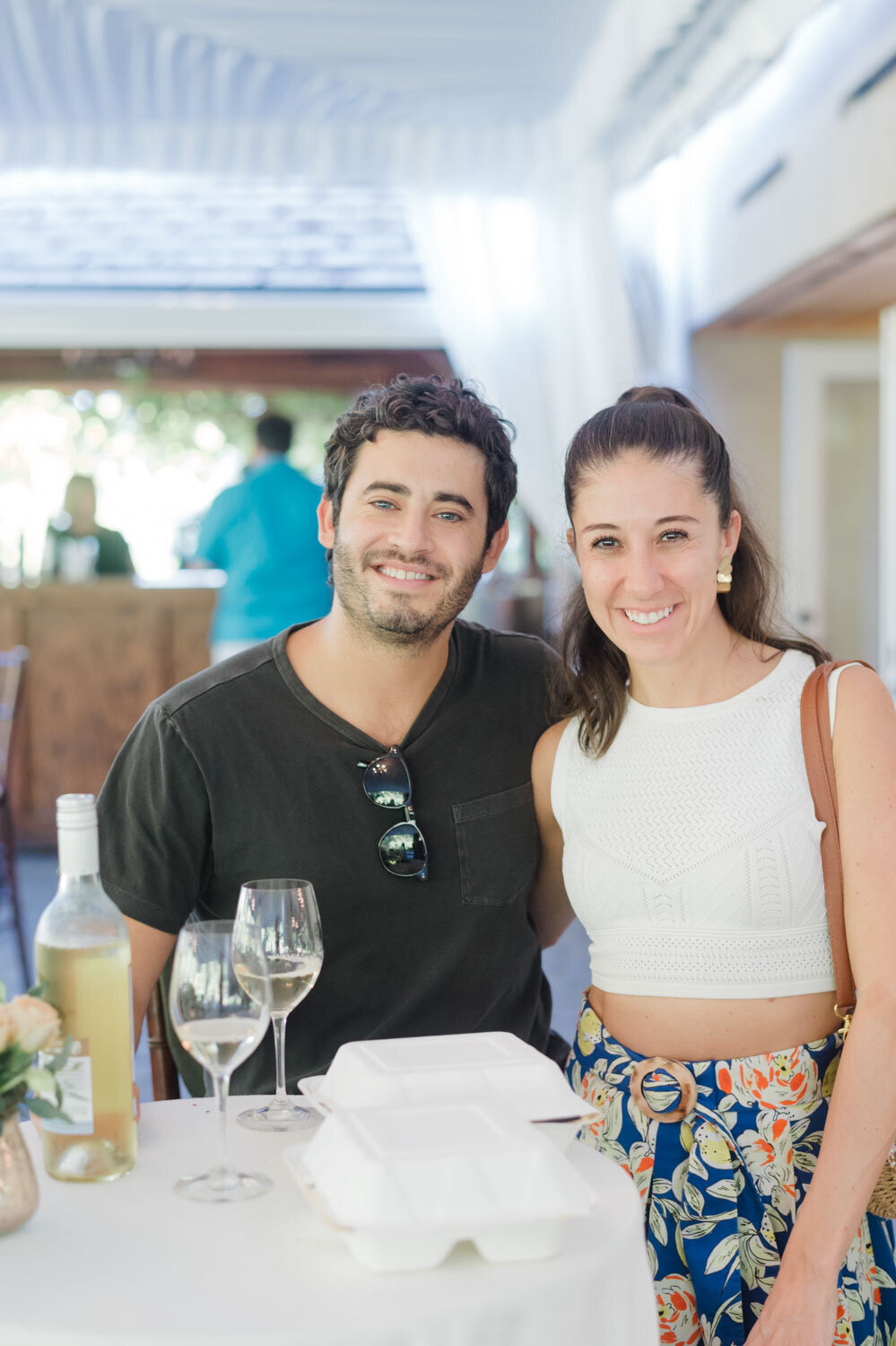 Guests enjoying the event at chateau lill