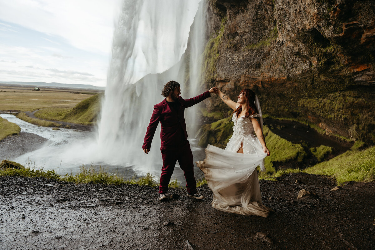 Seljalandsfoss Iceland Elopement Photographer