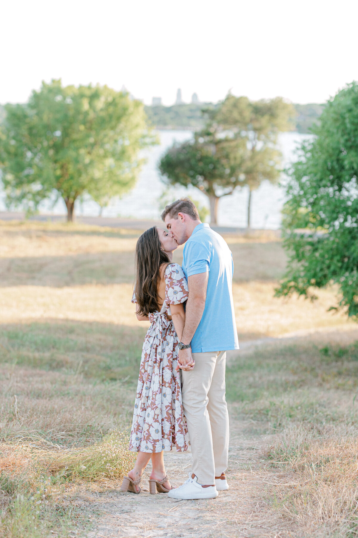 Allie & Nolan's Engagement Session at White Rock Lake | Dallas Wedding Photographer | Sami Kathryn Photography-1