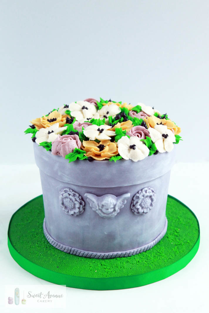 flower pot cake