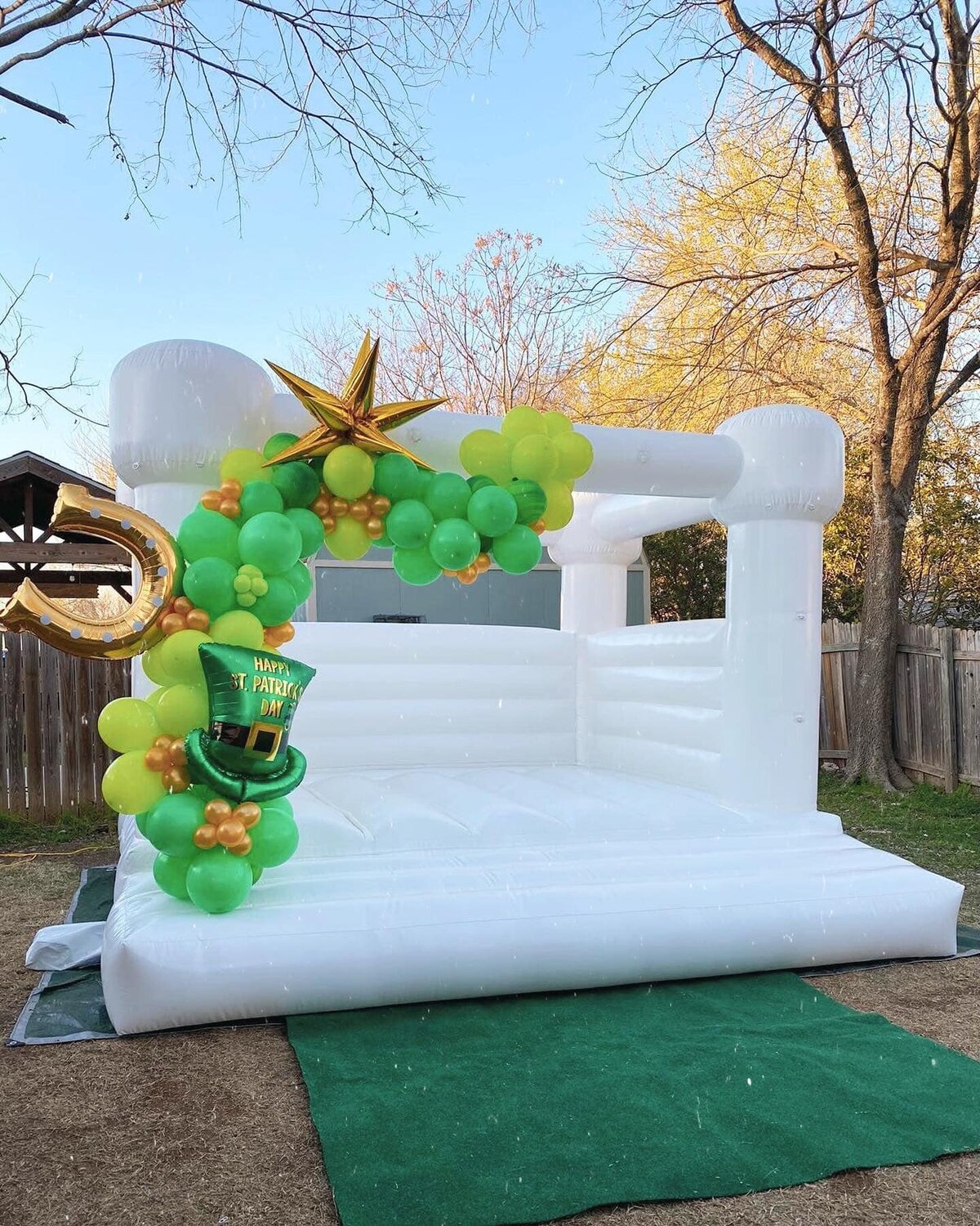 st patrick bounce house