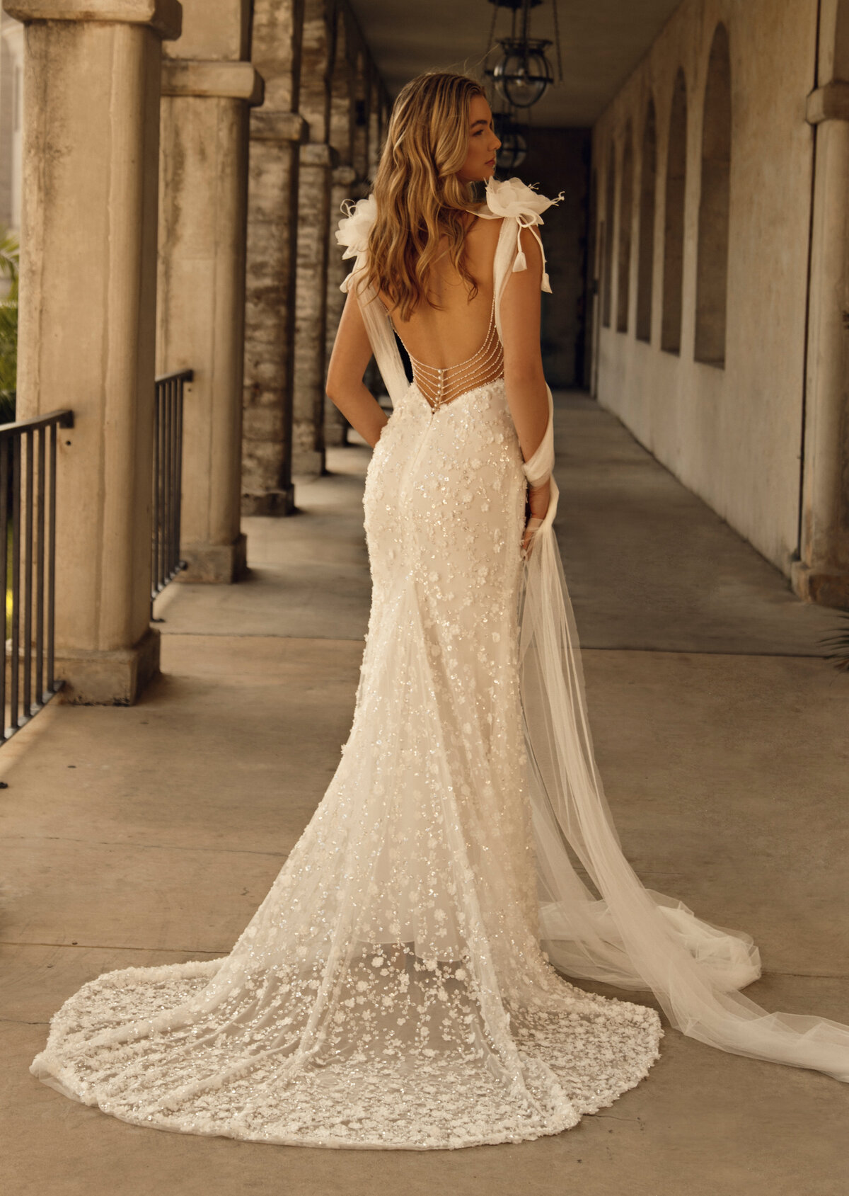 Low Back Wedding Dress