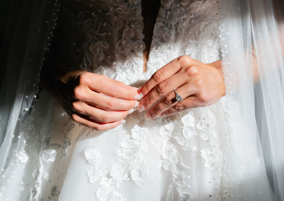 Desert wedding at The Paseo with Superstition Mountain views