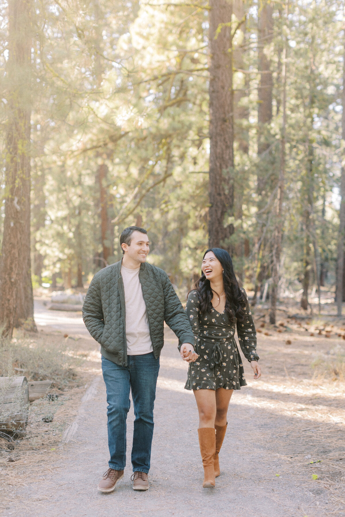 Monica and German | Donner Lake Engagement Session | Truckee, Ca