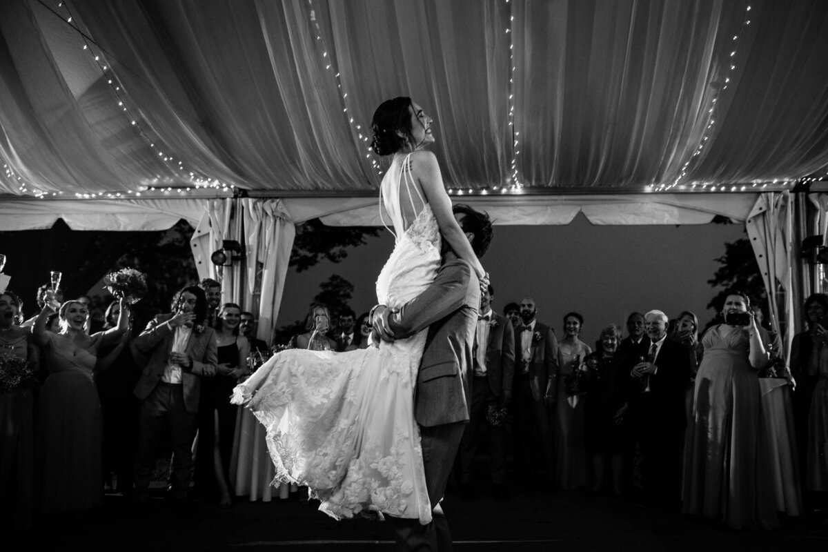 first-dance-choreographed-tented-ct-wedding-dj