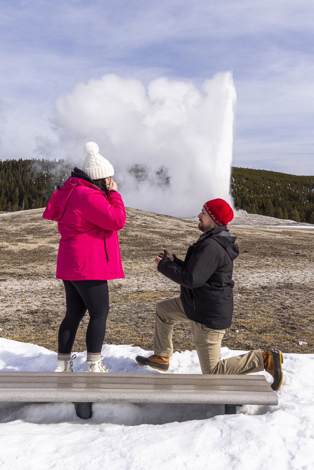 Shanna-Mae-Photography-Montana-Photographer-Surprise-Proposal-Yellowstone-Old-Faithful-003