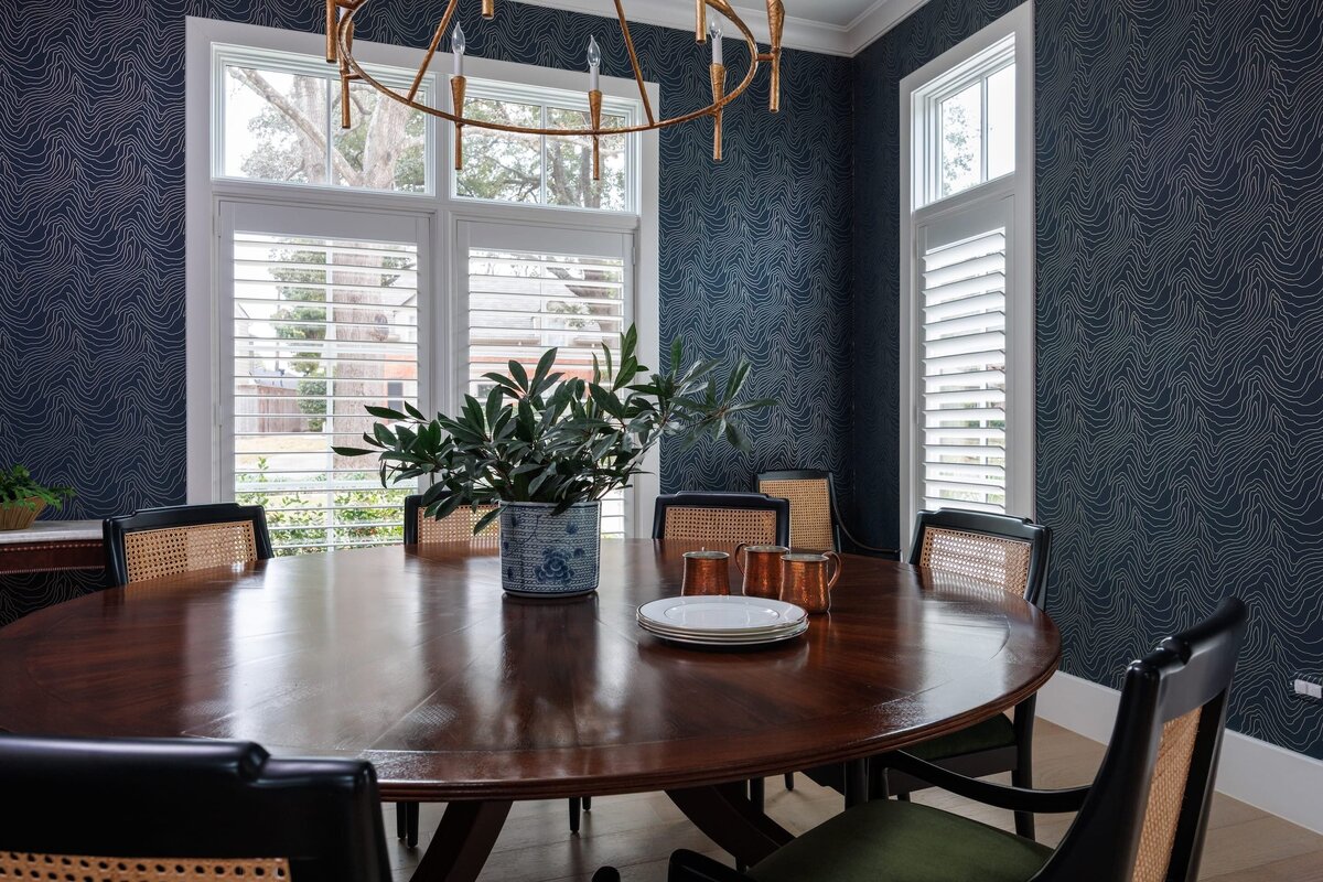 the keeping room interiors primera dining room dark wood round table