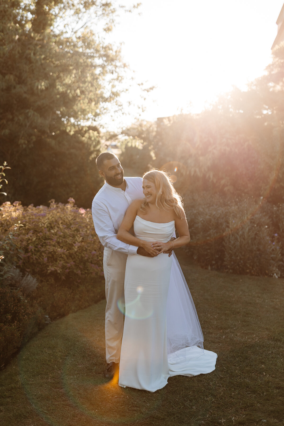 Hamswell House Wedding Photography Golden Hour