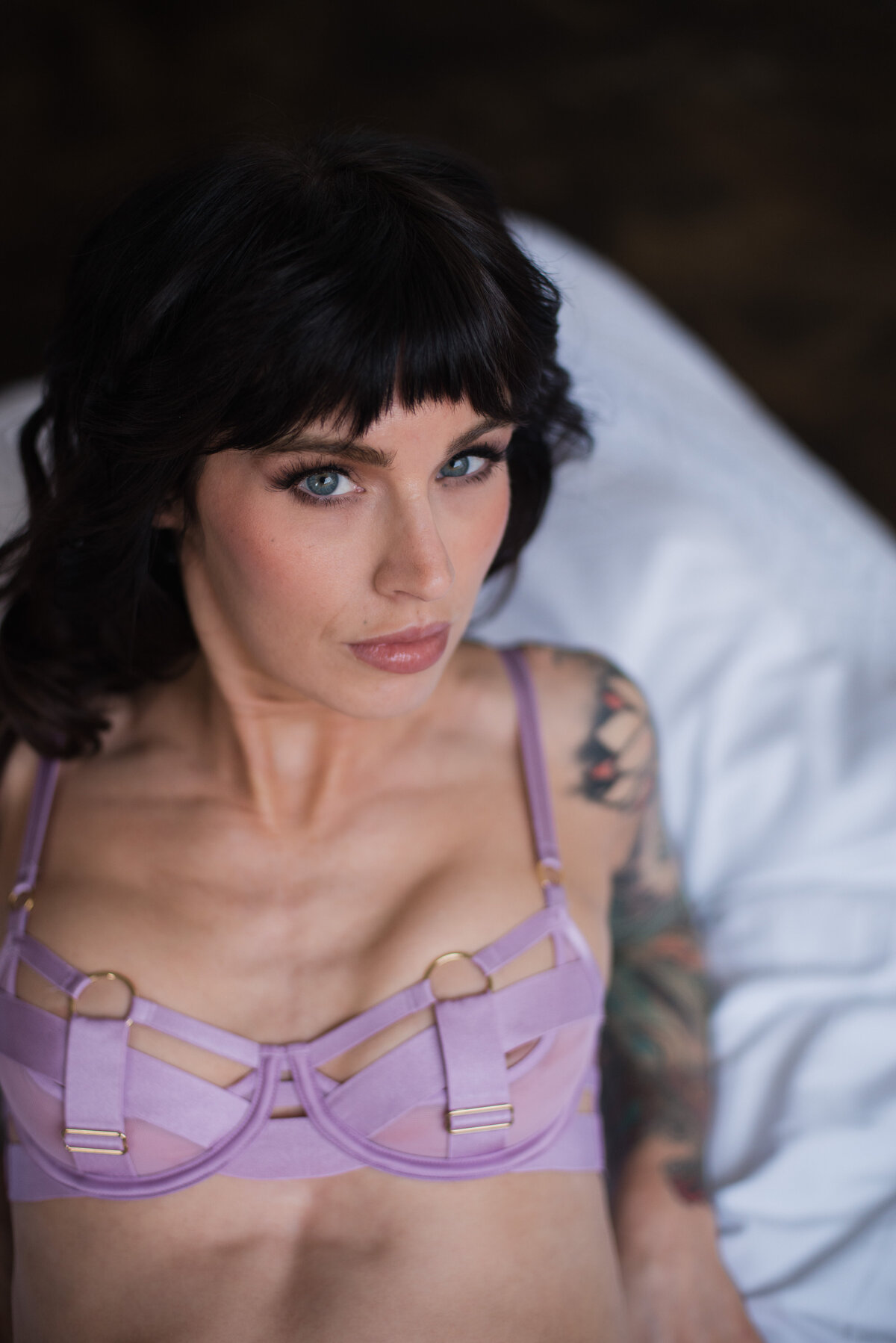 Creative boudoir photography session tailored for confidence and empowerment.