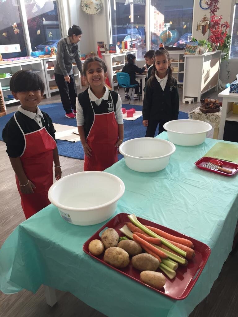 Burnaby Montessori and Cloverdale Montessori Harvest, Stone Soup and Birthdays 2