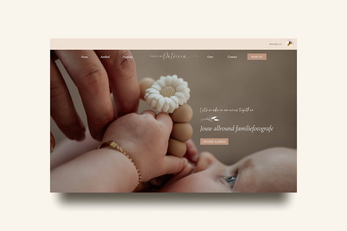 Showit website Photo by Patricia