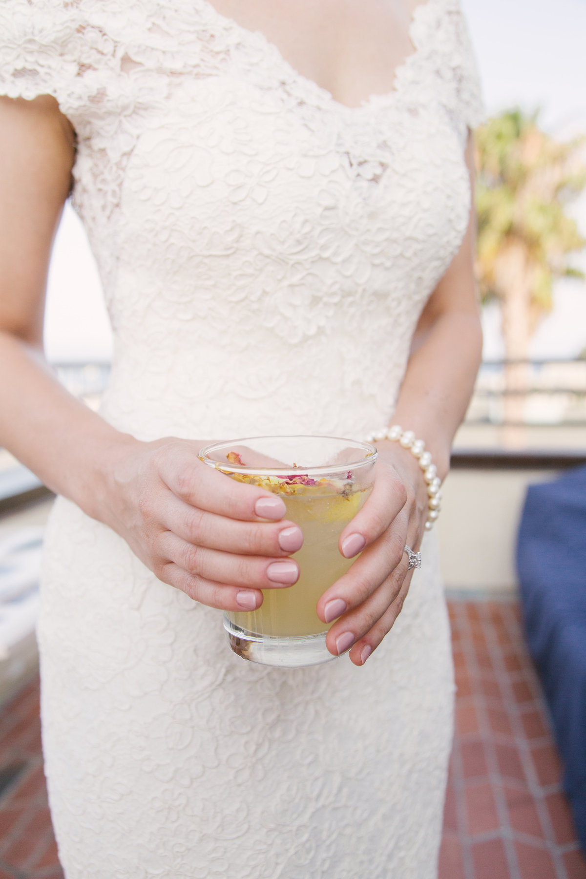 Signature cocktail at Santa Barbara Maritime Museum Wedding