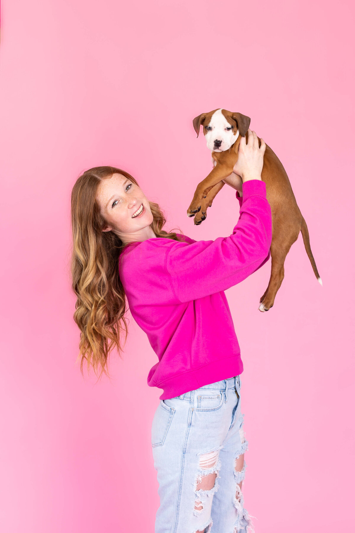 Valentine Puppy Studio Photoshoot Makep Artist Branding 00009