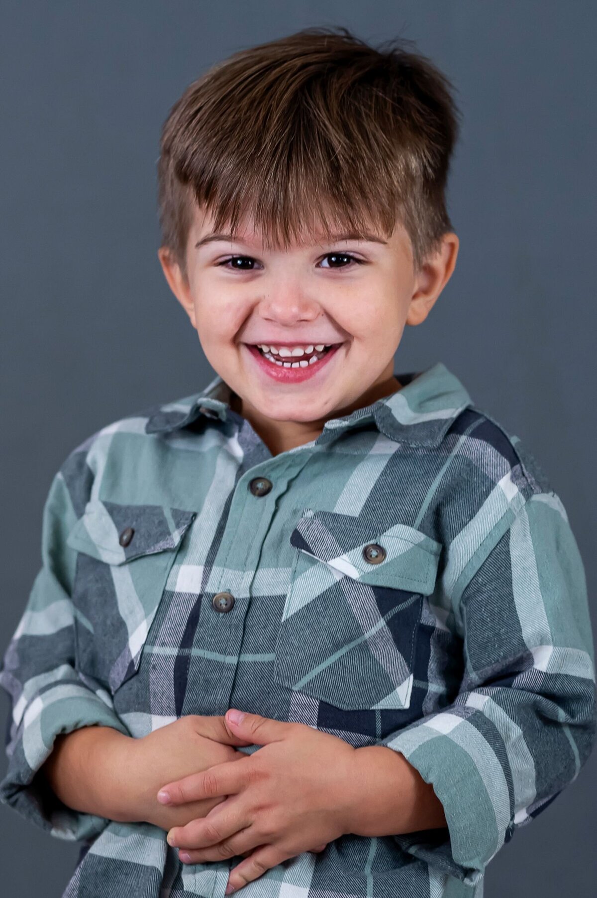 Modern school portrait, genuine child’s smile, Greater Vancouver BC
