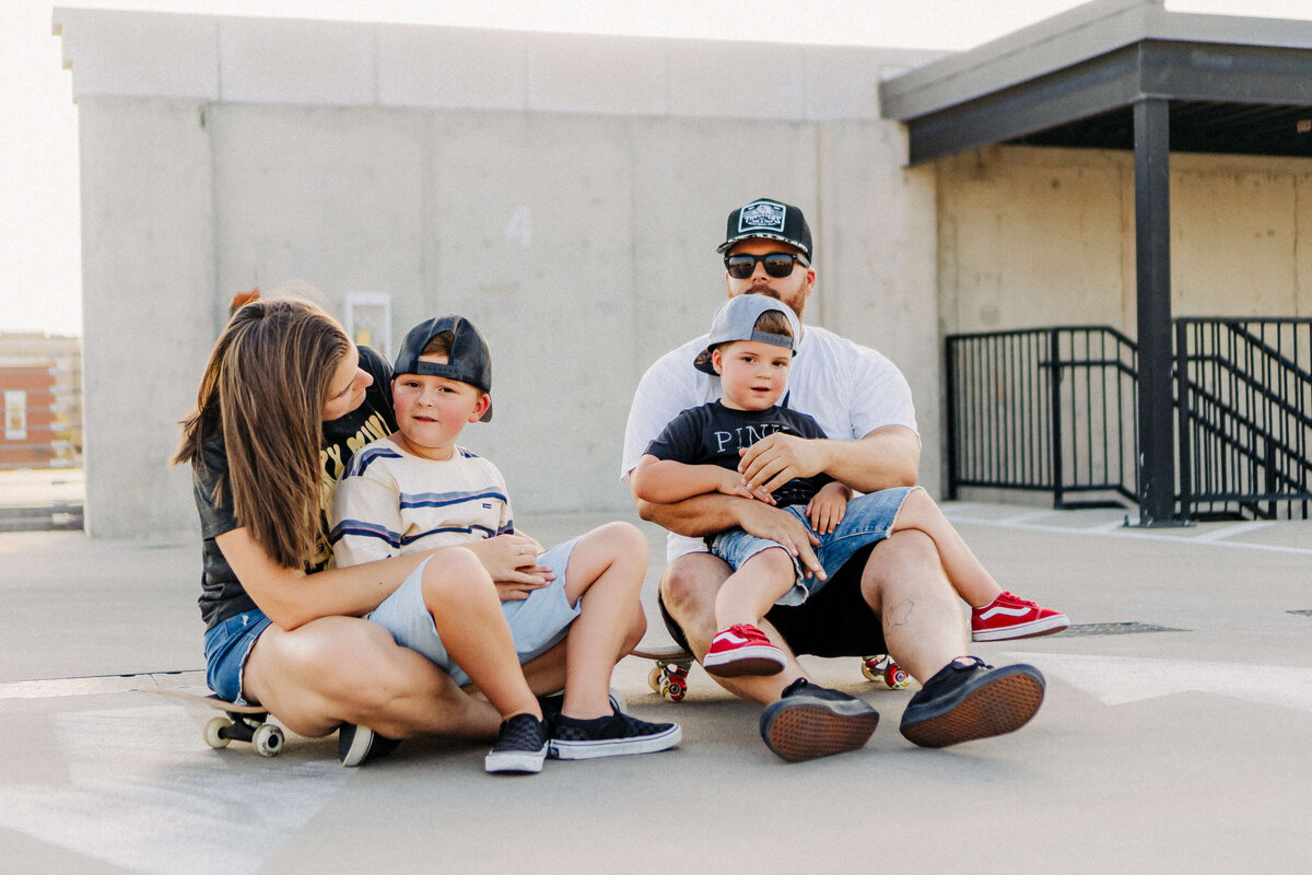 Dallas Lifestyle Family Photographer Family Skateboard Photos
