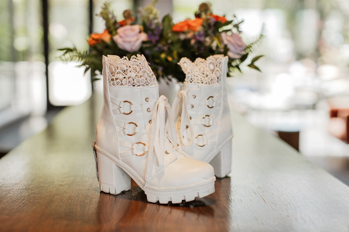 1 - Hotel Haya Wedding Funky Bridal Shoes - Tampa Bay Wedding Planner