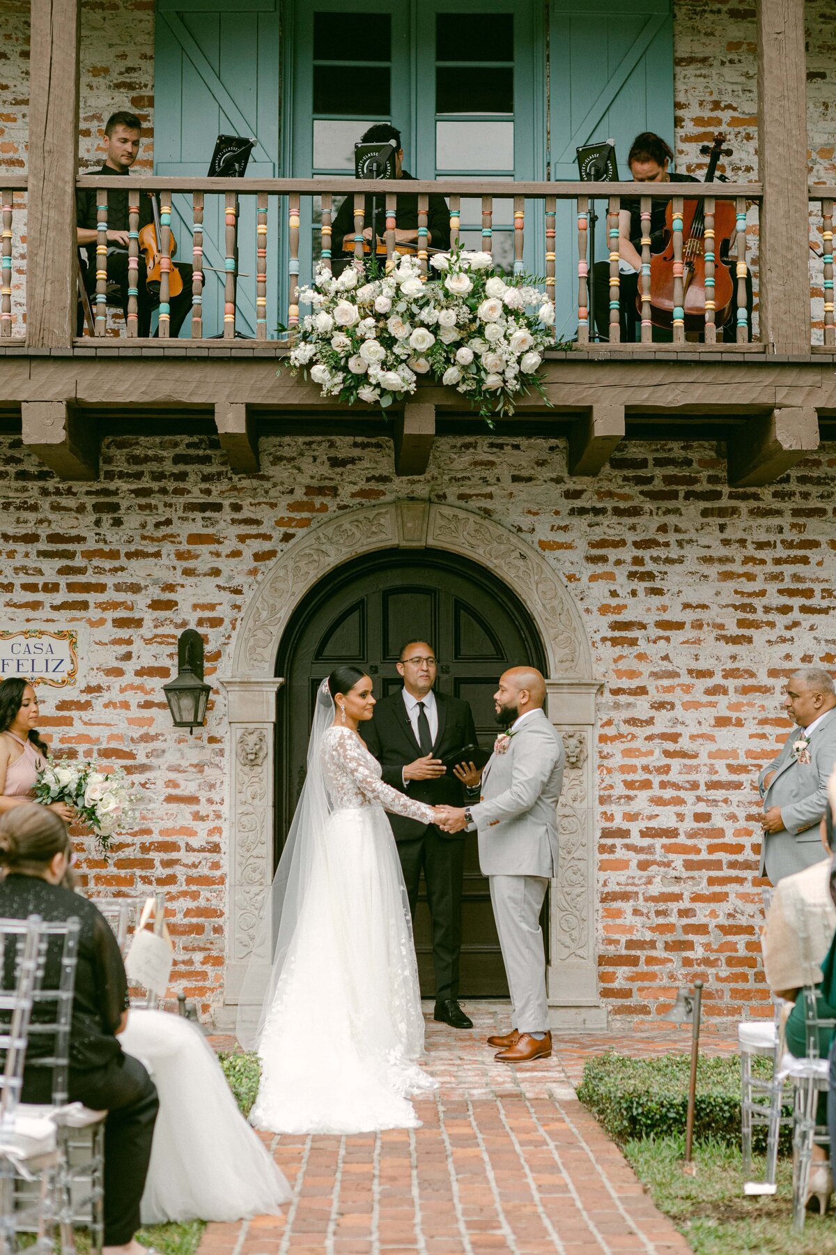 wedding at Casa Feliz, Winter Park, FL