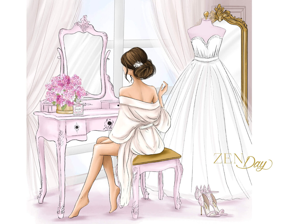 zen day brand design for wedding planner7